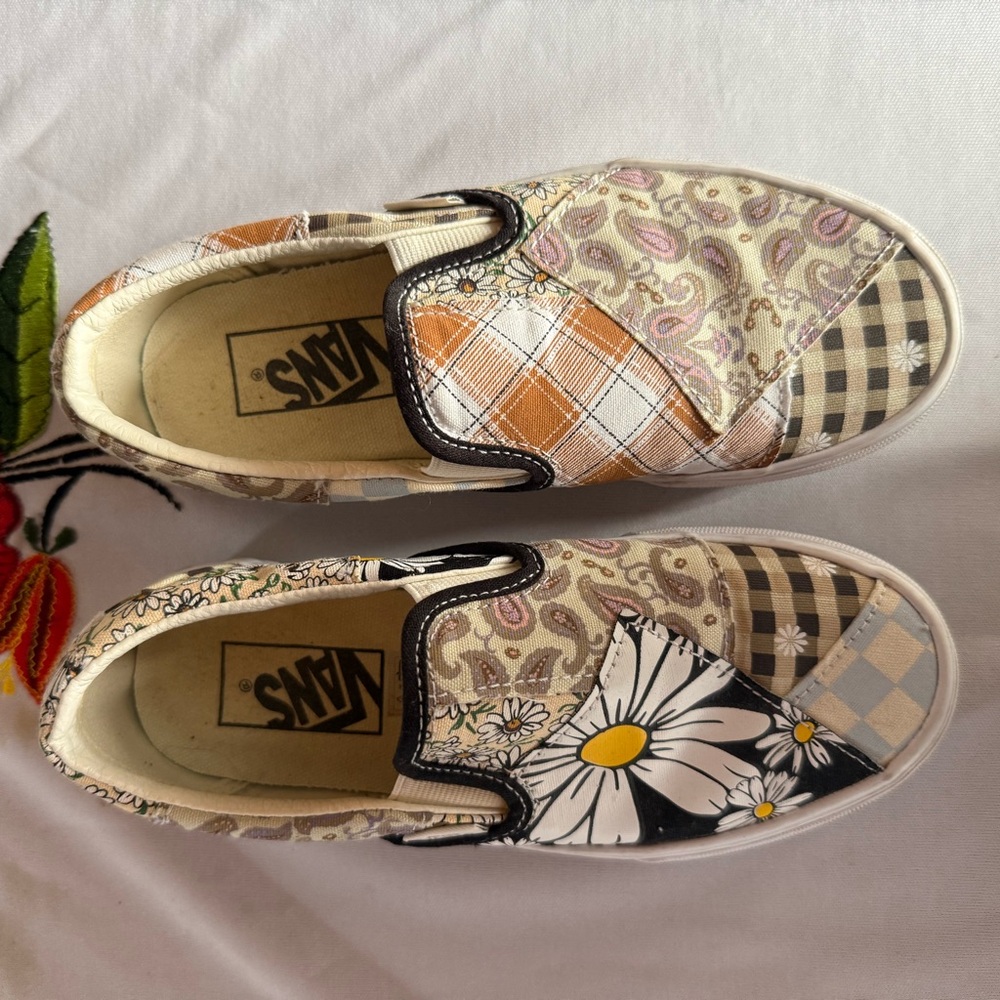 Vans Multicolor Patchwork Slip-Ons